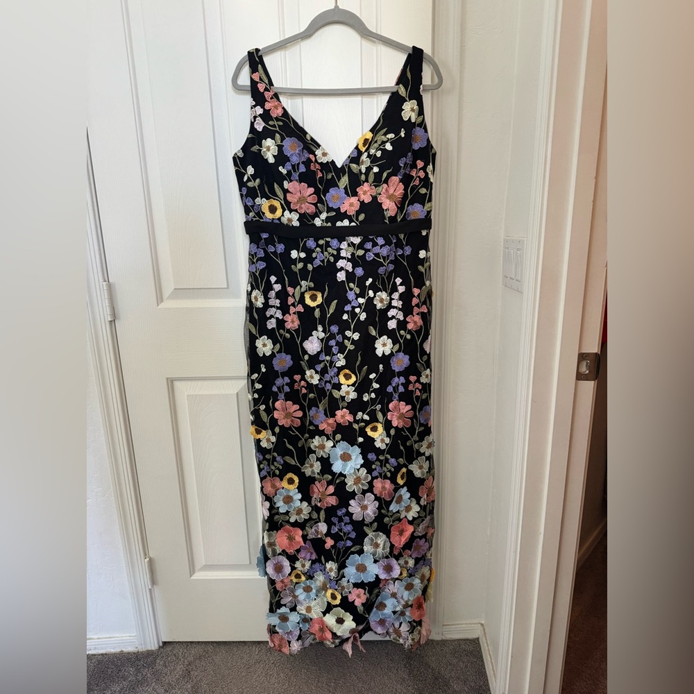 Azazie Calista Floral Maxi Dress